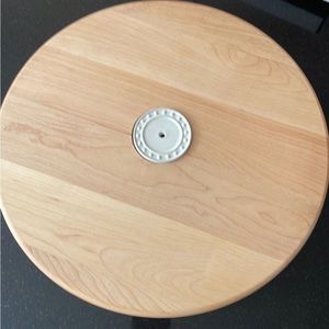 Nora Fleming RETIRED Maple Lazy Susan NIB